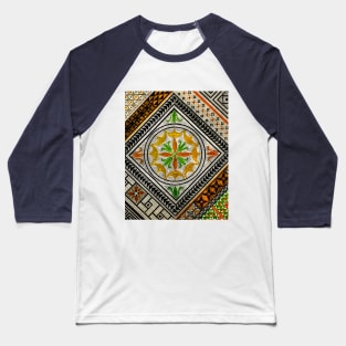 colorful arabic mosaic design Baseball T-Shirt